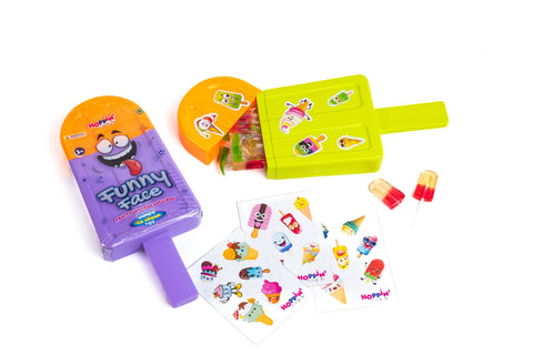 Hoppin Candytoy Funny Face Yummy Ice Cream Lollipops | Hoppin In Lebanon