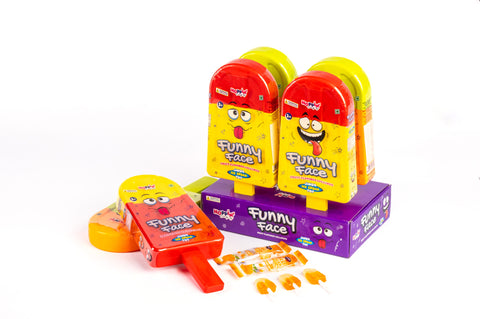 Hoppin Candytoy Funny Face Yummy Ice Cream Lollipops | Hoppin In Lebanon