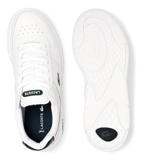 Lacoste Men's White Game Advance Leather Sneakers | Lacoste In Lebanon