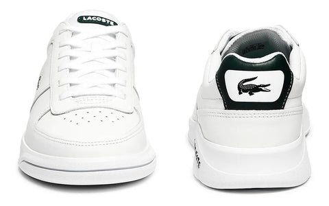 Lacoste Men's White Game Advance Leather Sneakers | Lacoste In Lebanon