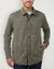 Rugged Elements Men's Olive Green Fleece Overshirt