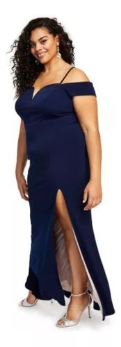 City Studios Women's Navy Dress ABF258 shr