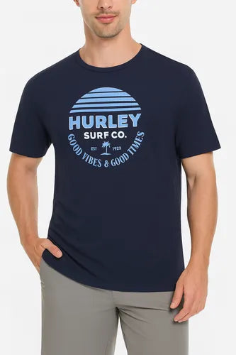 Hurley Men Navy Blue Surf Co. Graphic T-Shirt | Hurley in Lebanon