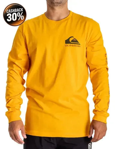 Quiksilver Men's Mustard Logo Sweatshirt | Quiksilver In Lebanon