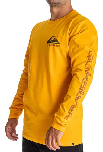 Quiksilver Men's Mustard Logo Sweatshirt | Quiksilver In Lebanon