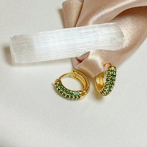On 34th Women's Gold Tone Dazzle Hoops Earrings | On 34th In Lebanon