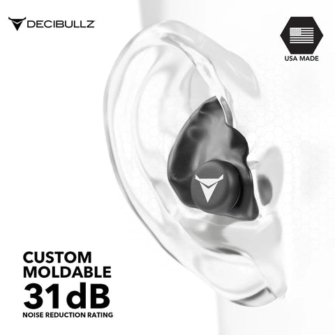 Decibullz 31dB NRR Custom Molded Earplugs 31dB NRR | Decibullz In Lebanon