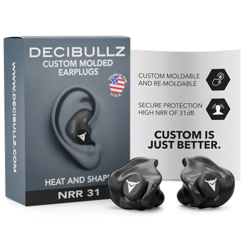Decibullz 31dB NRR Custom Molded Earplugs 31dB NRR | Decibullz In Lebanon