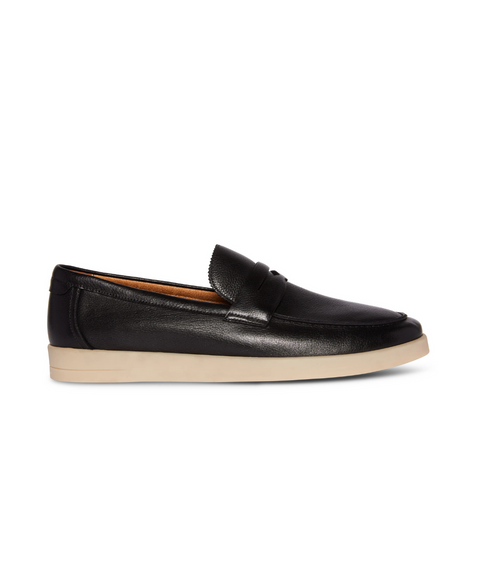 Steve Madden Women's Black Leather Mossing Casual Shoes | Steve Madden In Lebanon