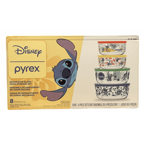 Pyrex Stitch Food Storage Set 8 Count |Pyrex In Lebanon