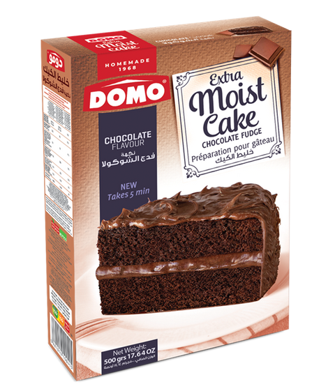 Domo Extra Moist Cake Chocolate Fudge Flavour 500g