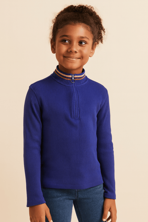 S.Oliver Girl's Navy Long-Sleeve Sweatshirt | S.Oliver in Lebanon
