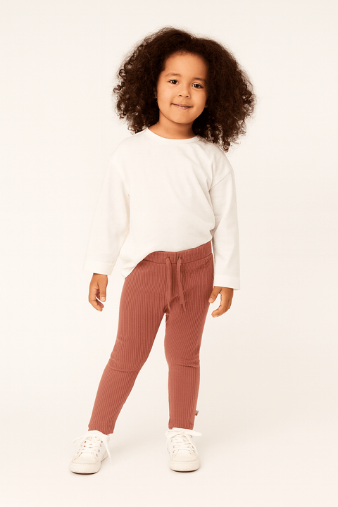 POMPdeLUX Girl's Burgundy Striped Trousers  |POMPdeLUX in Lebanon