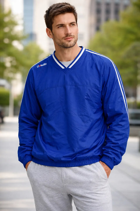 ONeill Men's Blue Windbreaker Pullover Blouse | ONeill In Lebanon