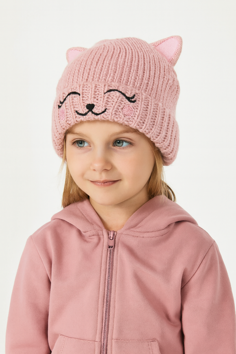 Terranova Girl's Pink Wool Hat |Terranova in Lebanon