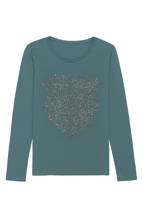 S.Oliver Girl's Petrol Long-Sleeve Blouse |S.Oliver in Lebanon