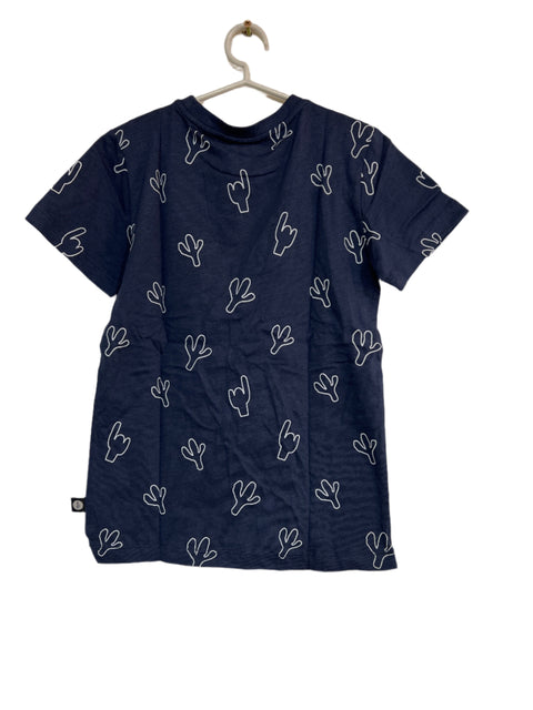 POMPdeLUX Boy's Navy Pierre Short-Sleeve T-Shirt |POMPdeLUX in Lebanon