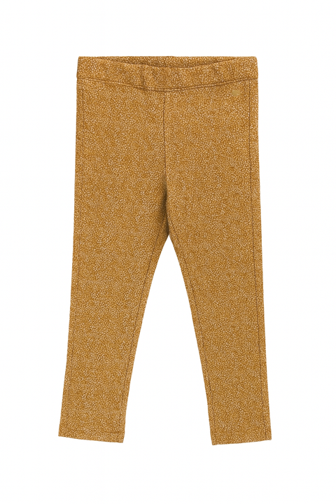 POMPdeLUX Girl's Camel Rose Print  Trousers   |POMPdeLUX in Lebanon