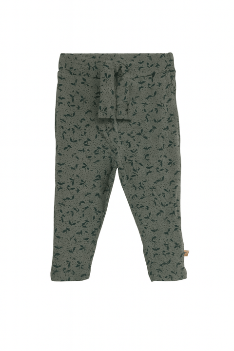 POMPdeLUX Baby Girl's Green Print Britanny Lt Trousers |POMPdeLUX in Lebanon