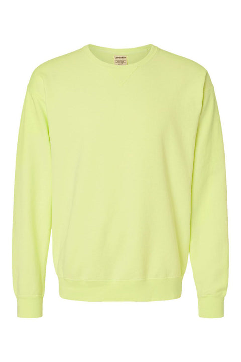 ComfortWash By Hanes Men's Lime Green Crewneck Sweatshirt | Hanes In Lebanon