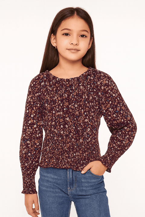 S.Oliver Girl's Multicolor Long-Sleeve Blouse |S.Oliver in Lebanon