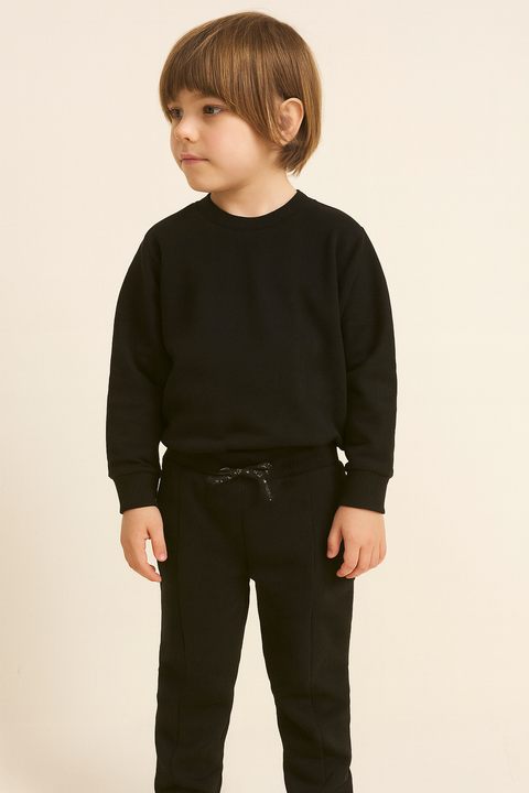 POMPdeLUX Boy's Black Pull On Sweatpants  |POMPdeLUX in Lebanon