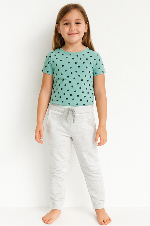 Sinsay Girl's Grey Tie Waist Sweatpants | Sinsay In Lebanon
