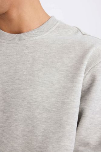 LeGer Men's Grey Long-Sleeve Sweatshirt |LeGer in Lebanon