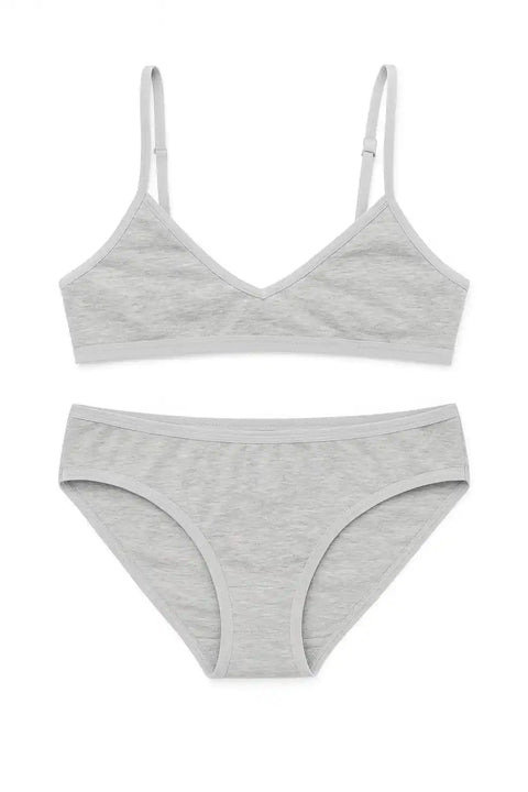 Demar Women's Grey Lingerie Set | Demar In Lebanon