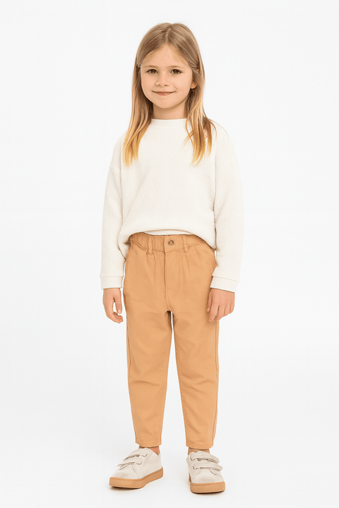 POMPdeLUX Girl's Pink Straight Trousers  |POMPdeLUX in Lebanon