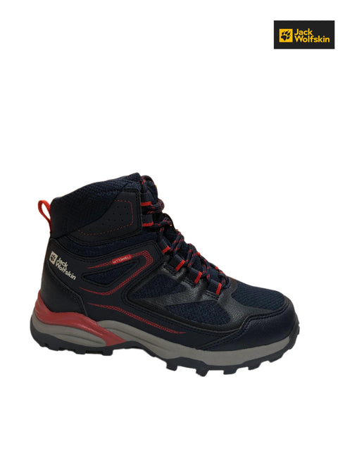 Jack Wolfskin Boy's Navy MTN Hiker Shield Mid K Sneakers |Jack Wolfskin in Lebanon