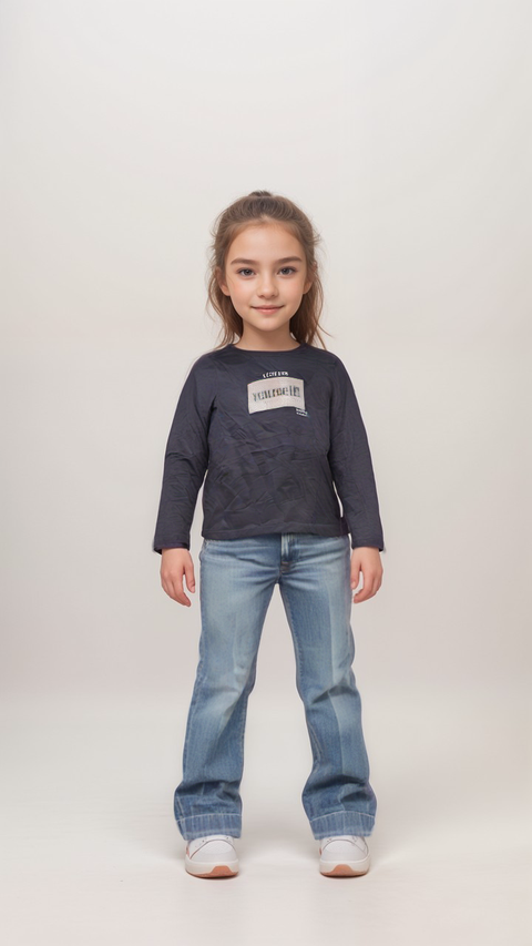 S.Oliver Girl's Navy Long-Sleeve Blouse |S.Oliver in Lebanon