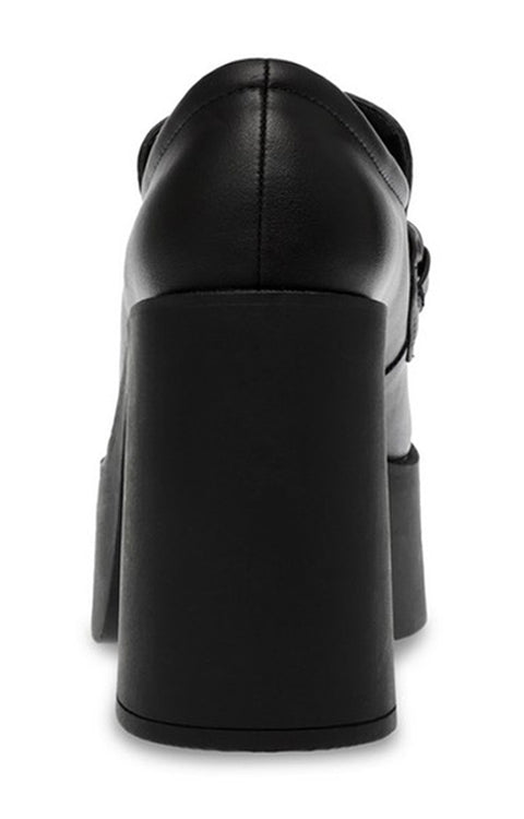 Steve Madden Women's Black Leather Libe Rate Heels | Steve Madden In Lebanon