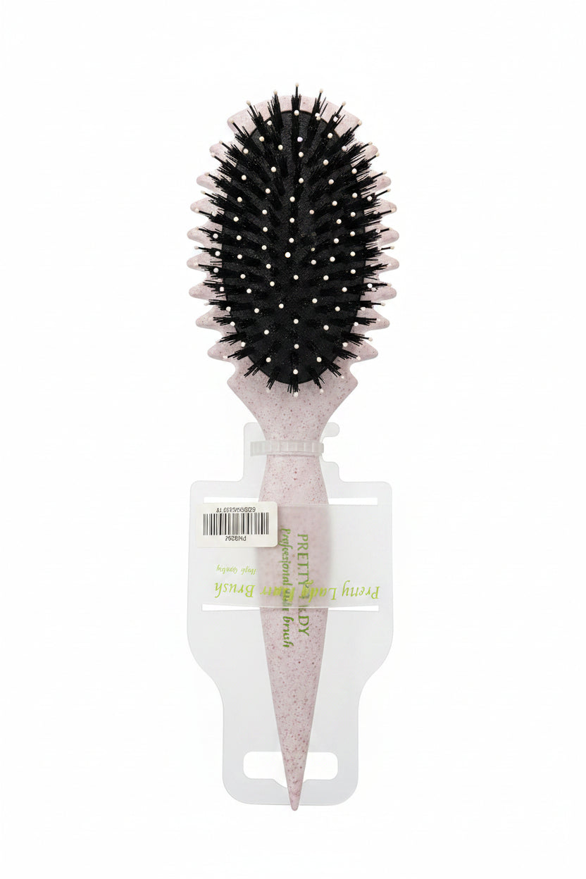 Freddy Oval Curly Beige Hairbrush