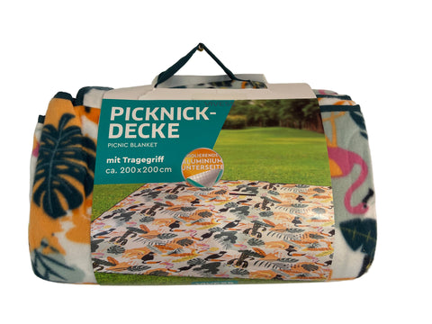 Vivess Picnic Blanket With Carrying Handle 200x200cm | Vivess In Lebanon