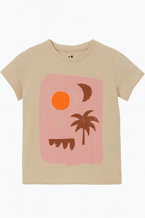 Cotton On Girl's Multicolor T-Shirt ABFK1655