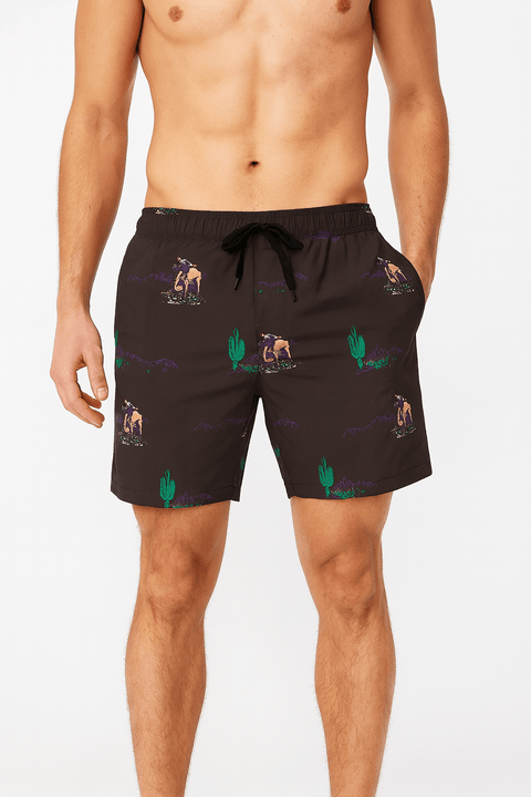 Wrangler Men's Dark Grey Drawstring Bermuda Short | Wrangler In Lebanon