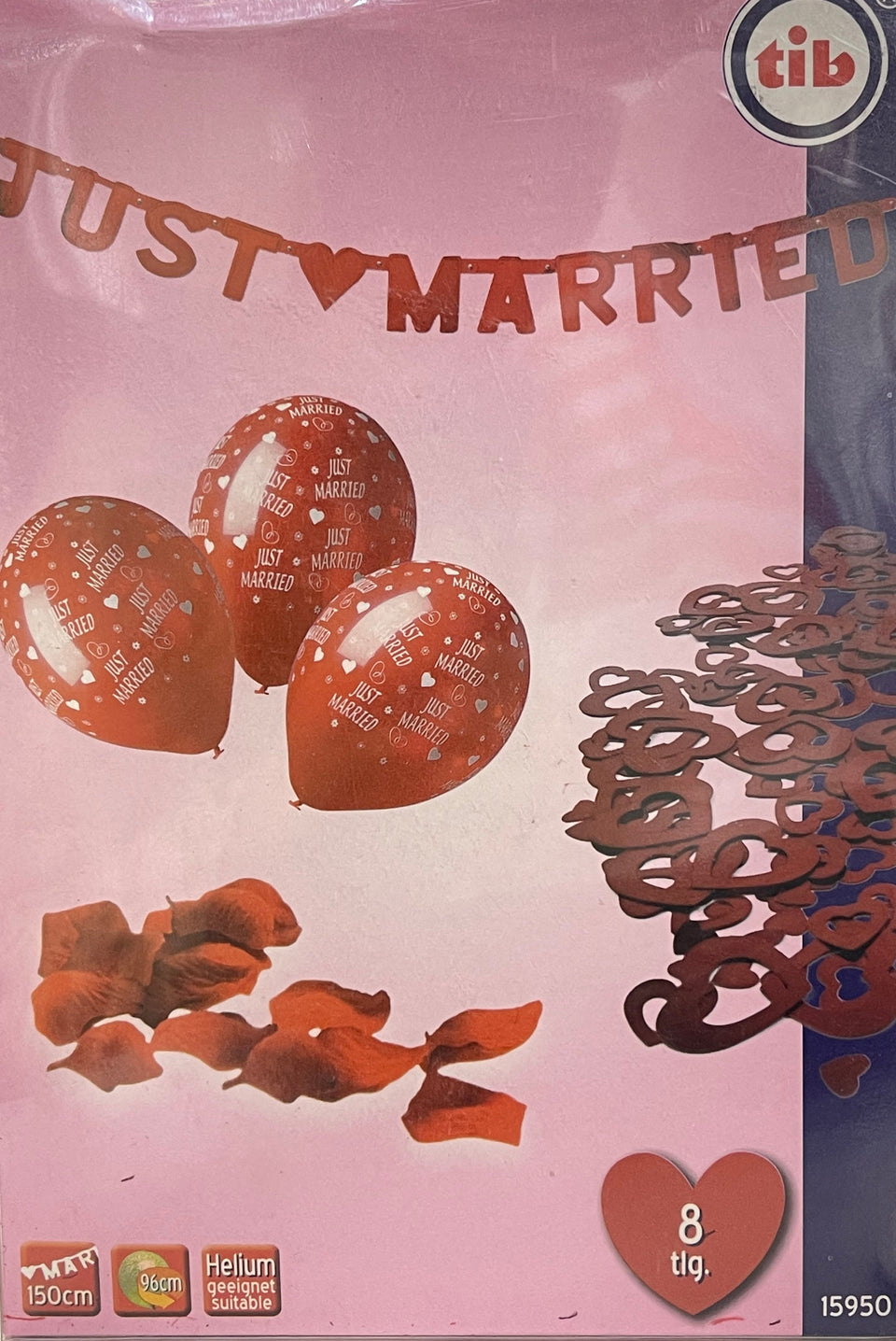 Tib Just Married Red Decoration | Tib In Lebanon