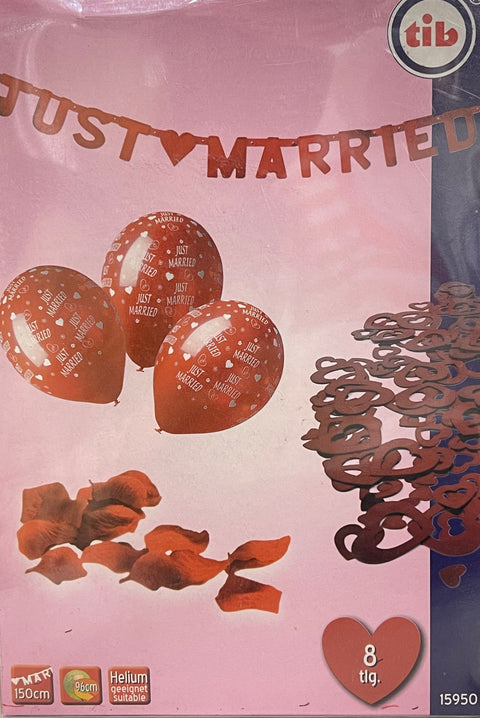 Tib Just Married Red Decoration | Tib In Lebanon