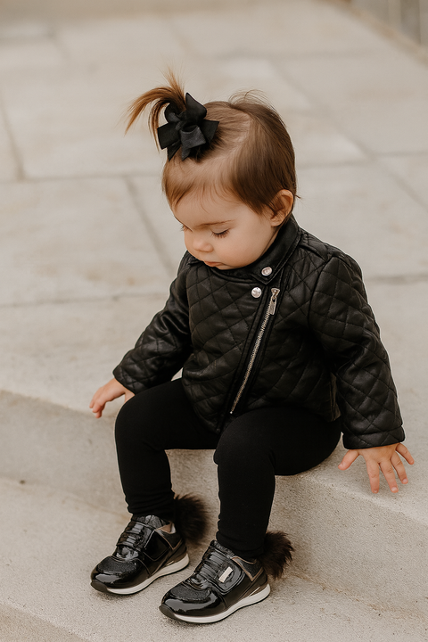 You Young Coveri Baby Girl`s Black Sneakers | You Young Coveri In Lebanon