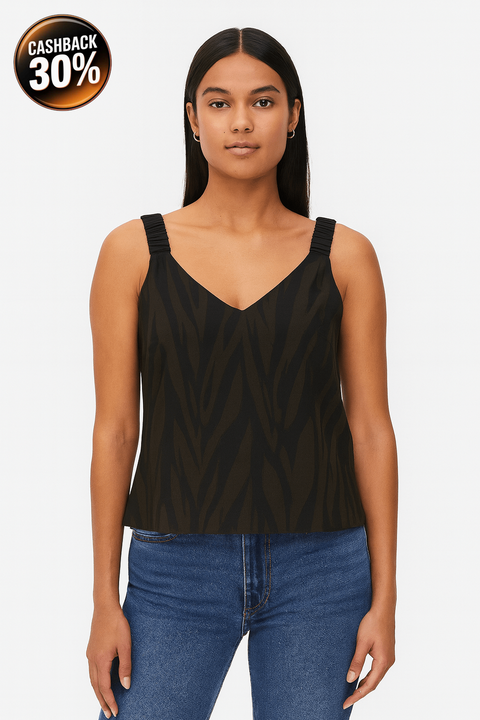 Vince Camuto Women's Black Sleeveless Blouse  | Vince Camuto  In Lebanon