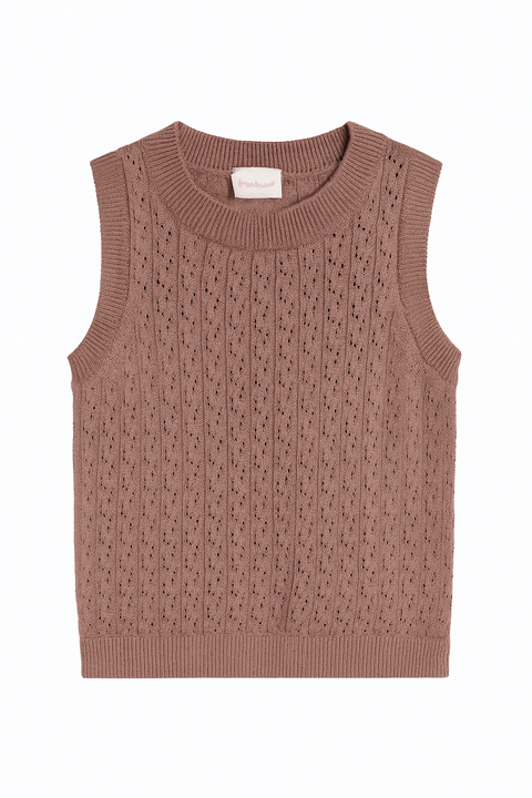 POMPdeLUX Baby Girl's Dark Purple Vest | POMPdeLUX in Lebanon