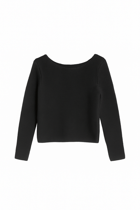 S.Oliver Girl's Black Long-Sleeve Wool Blouse | S.Oliver In Lebanon