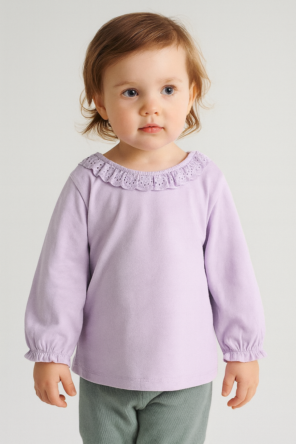 SinsayFox & Bunny Baby Girl's Light Purple Long Sleeve Blouses | Sinsay In Lebanon