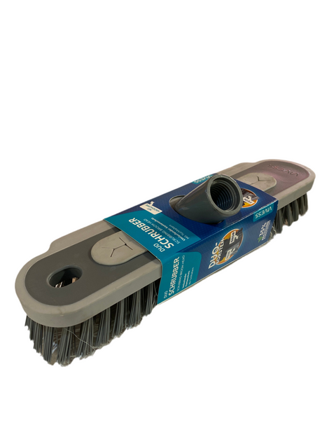 Vivess Duo Scrubber Scrubbing Broom Head With Squeegee Lip & Cloth Holders | Vivess  In Lebanon