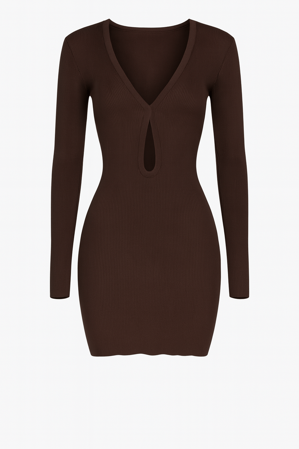 LeGer Women's Brown Long-Sleeve Dress| LeGer in Lebanon