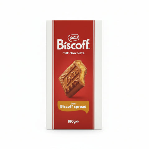 Lotus Milk Chocolate with Biscoff Spread 180g | Lotus In Lebanon