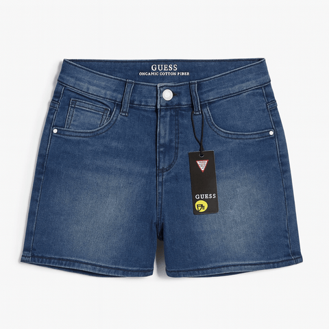 Guess Girl's Blue Jeans Short ABFK1856