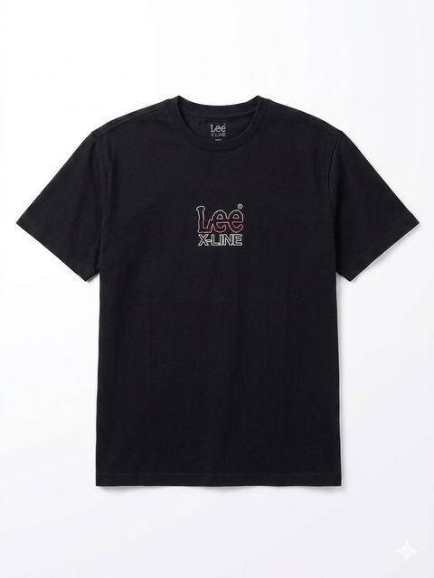 Lee Men's Black X-Line Printed T-Shirt | Lee In Lebanon