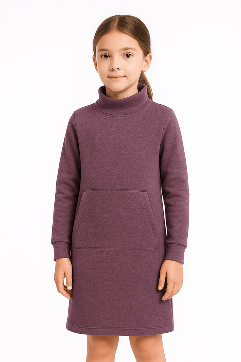 S.Oliver Girl's Plum Hooded Dress | S.Oliver In Lebanon